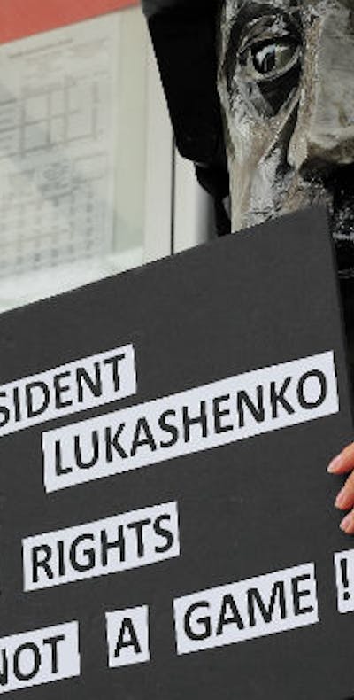 Dear president Lukashenko, human rights are not a game!