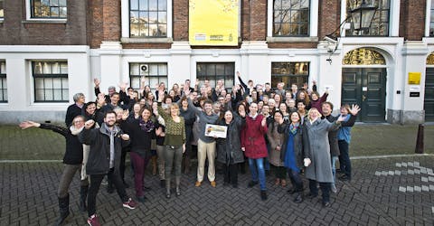 Het landelijk secretariaat van Amnesty International Nederland in Amsterdam