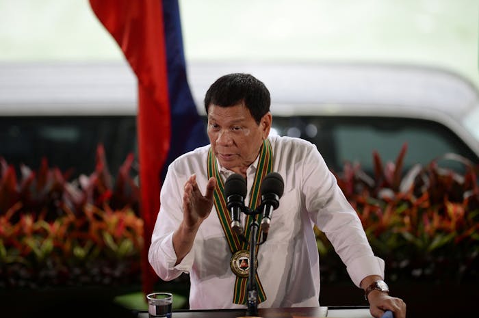 President Rodrigo Duterte van de Filipijnen