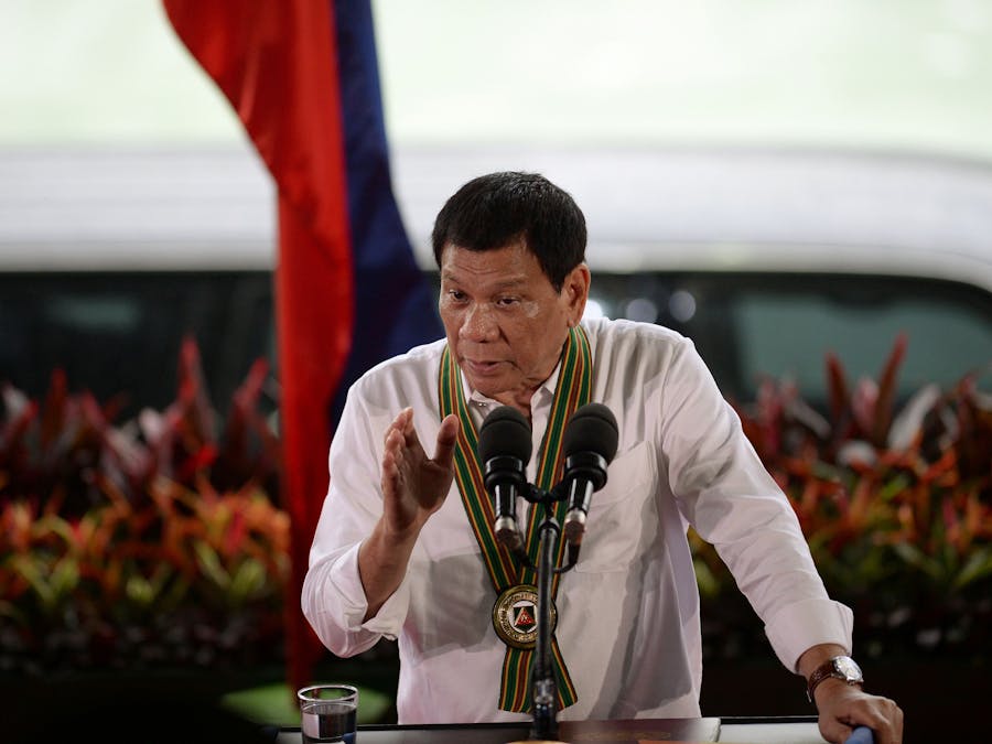 President Rodrigo Duterte van de Filipijnen