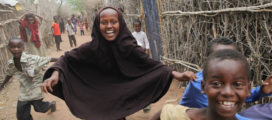Kinderen in het Dadaaab vluchtelingenkamp in Kenia