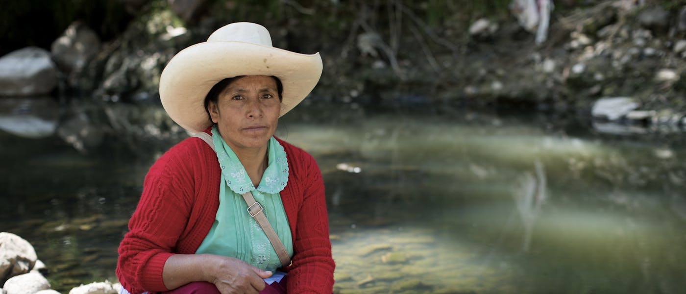 Máxima Acuña uit Peru