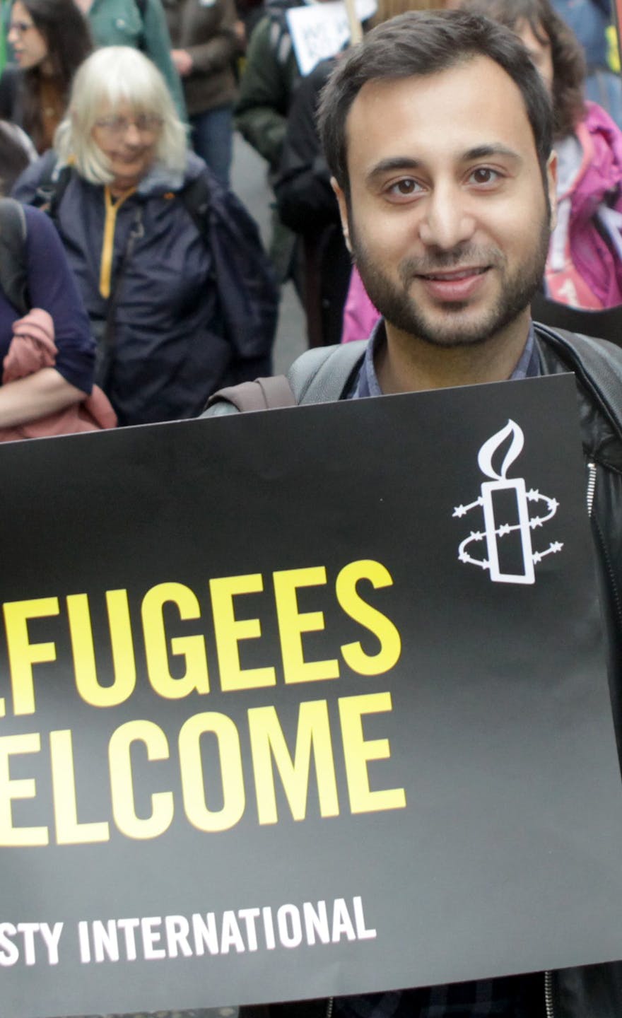 De Vluchtelingen Welkom-demonstratie in Londen op 17 september trok 30 duizend mensen. Het evenement was georganiseerd door Amnesty International en Solidarity with Refugees in samenwerking met meer dan 40 andere organisaties.