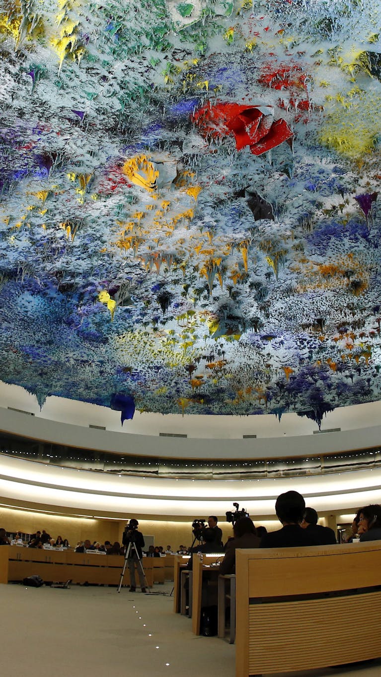 Universal Periodic Review sessie bij de VN in Geneve