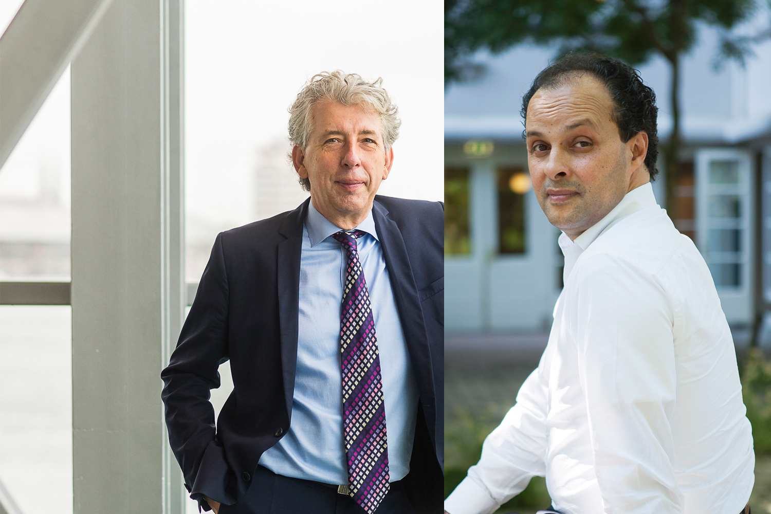 Eduard Nazarski (links) en Ila Kalem