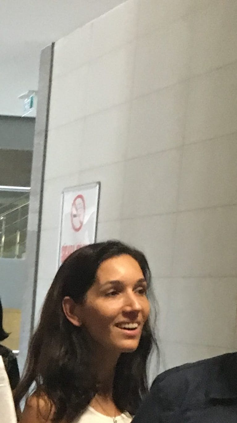 De Turkse journalist Asli Erdogan na rechtszitting op donderdag 22 juni 2017