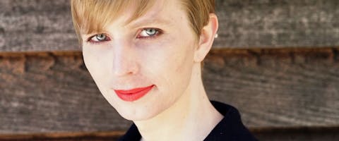 Chelsea Manning na haar vrijlating.