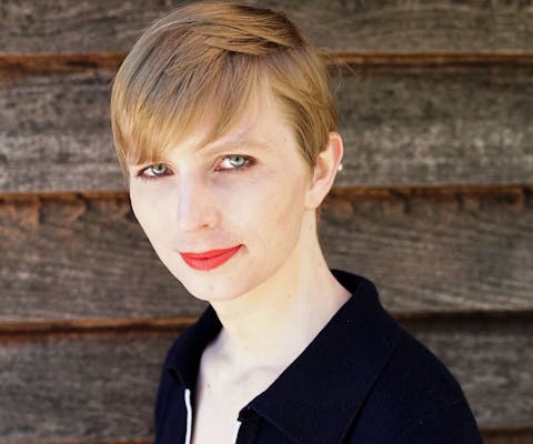 Chelsea Manning na haar vrijlating.