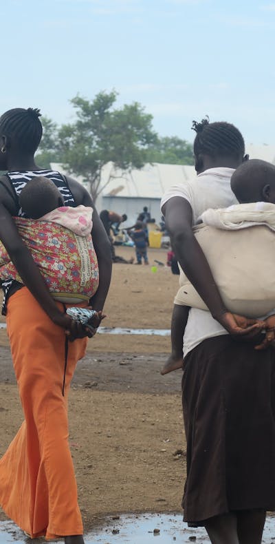 Zuid-Sudanese vluchtelingen in Uganda