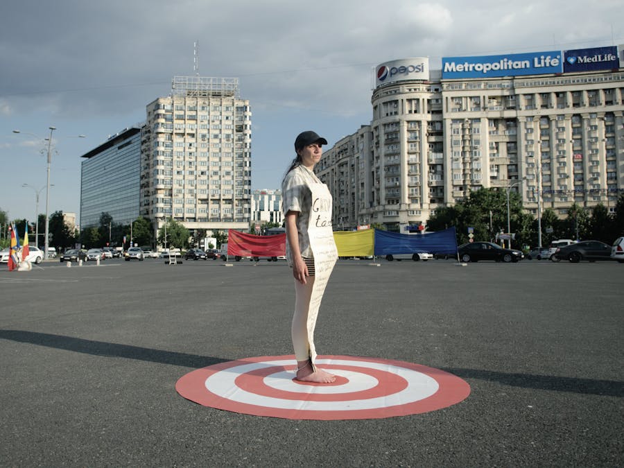 IoanaTudors stilteprotest in Boekarest