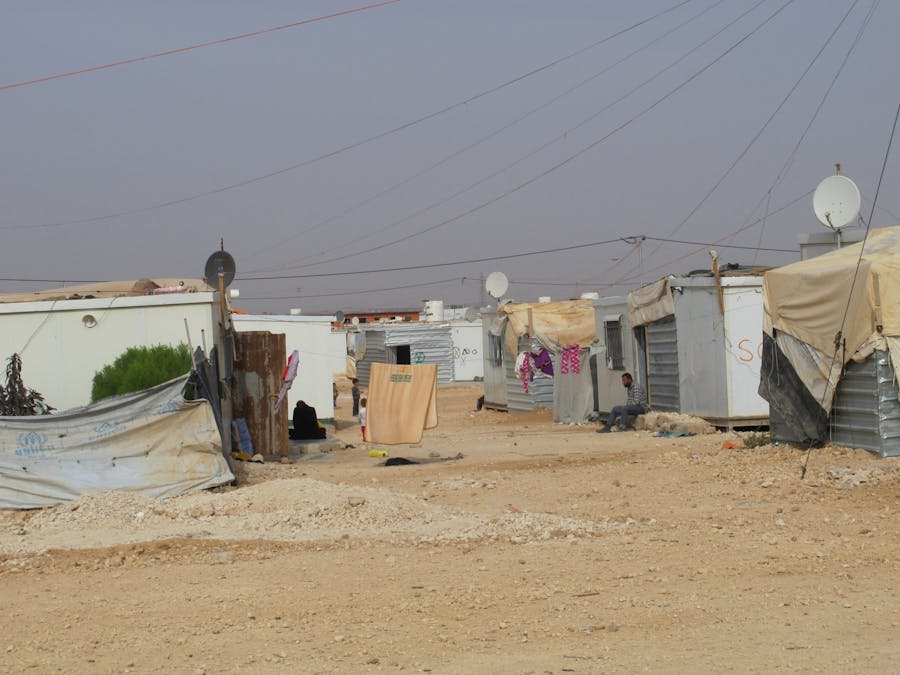 Vluchtelingenkamp voor Syriërs in Jordanië