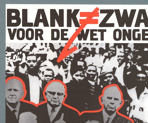 1978 CAMPAIGN Blank zwart voor de wet ongelijk