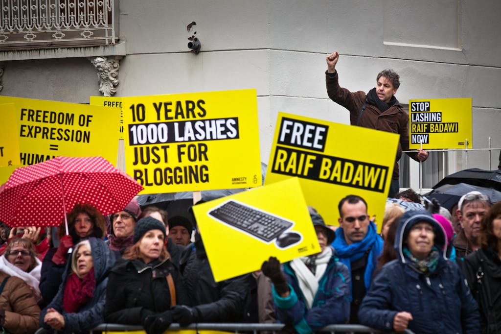 Saudi-Arabië - vrijheid van meningsuiting, vereniging en demonstratie