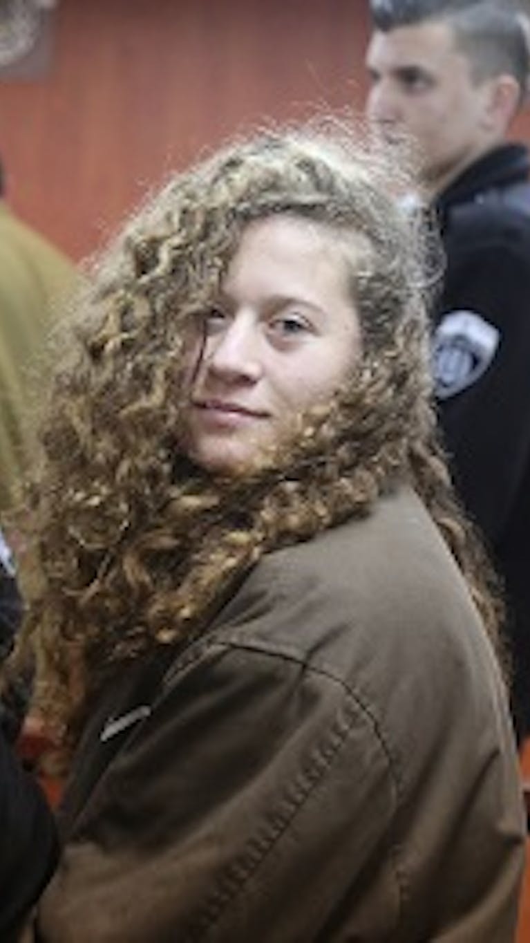 De Palestijnse activiste Ahed Tamimi