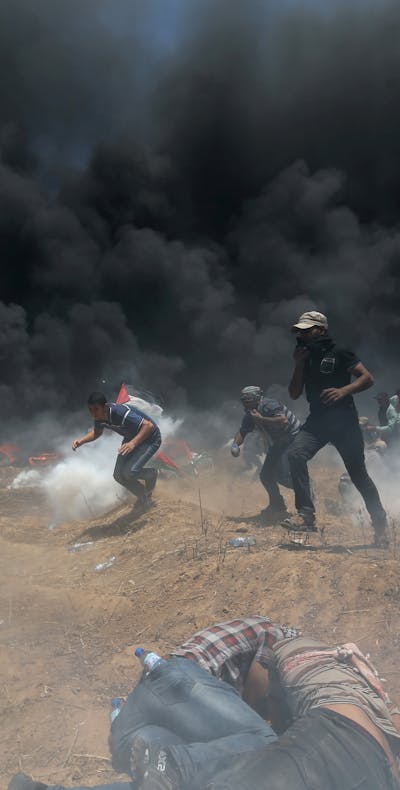 Protesten bij de Gazastrook