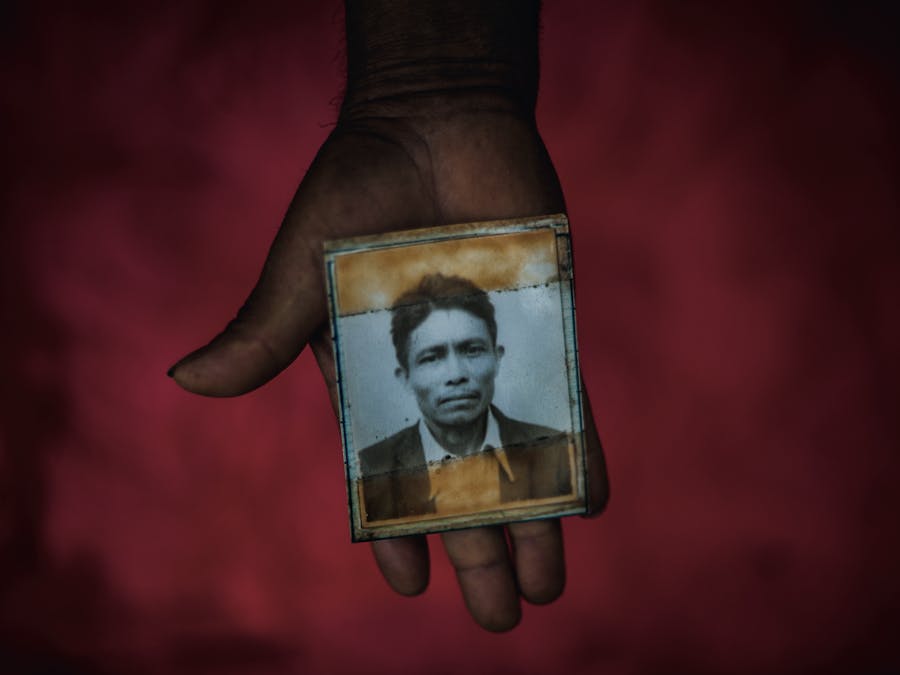 Slachtoffer van de genocide op het Ixil-volk in Guatemala in de jaren 1980.
