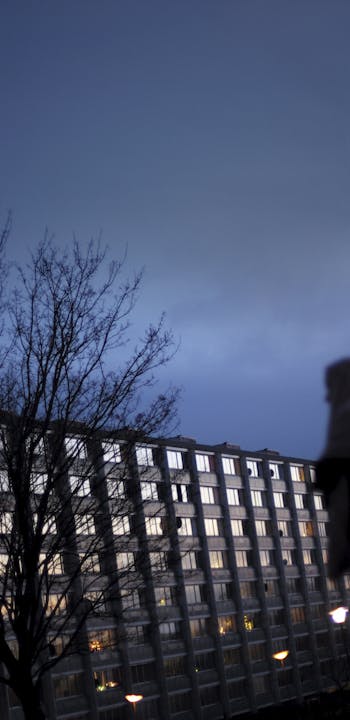 Achterstandswijk in Aarhus, Denemarken
