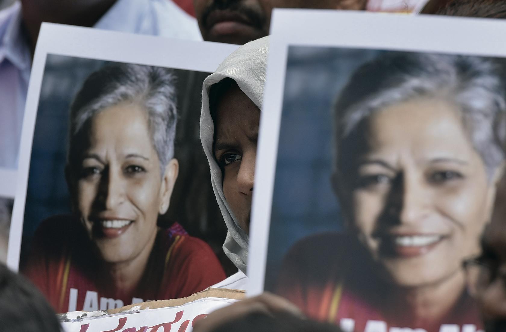 Protest na de dood op de Indiase journaliste Gauri Lankesh