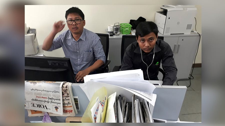 Reuters-journalisten Wa Lone en Kyaw Soe Oo uit Myanmar
