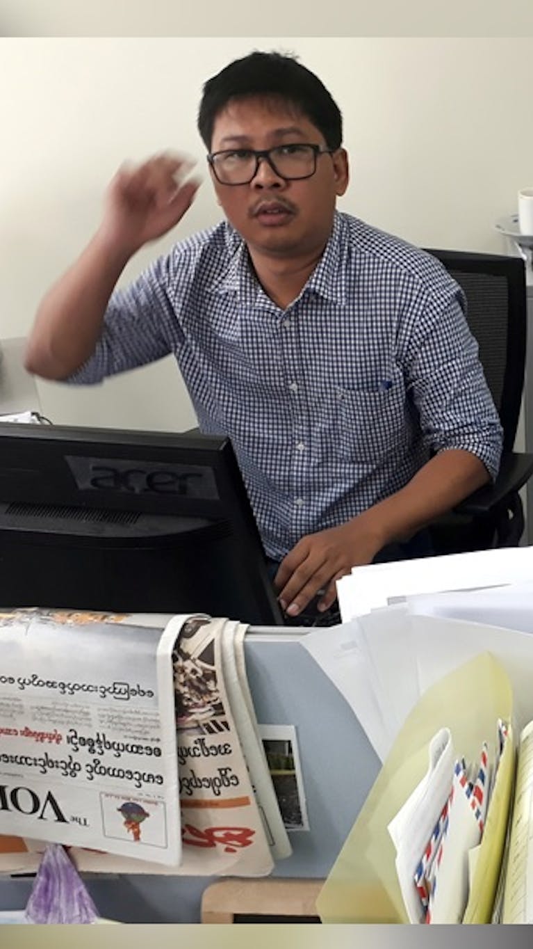 Reuters-journalisten Wa Lone en Kyaw Soe Oo uit Myanmar