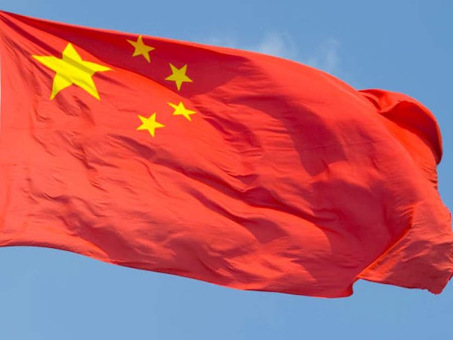 De vlag van de Volksrepubliek China