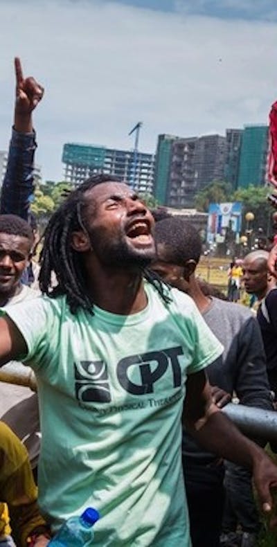 Onrust in Ethiopië. In Addis Ababa werden bijna 3.000 jongeren opgepakt