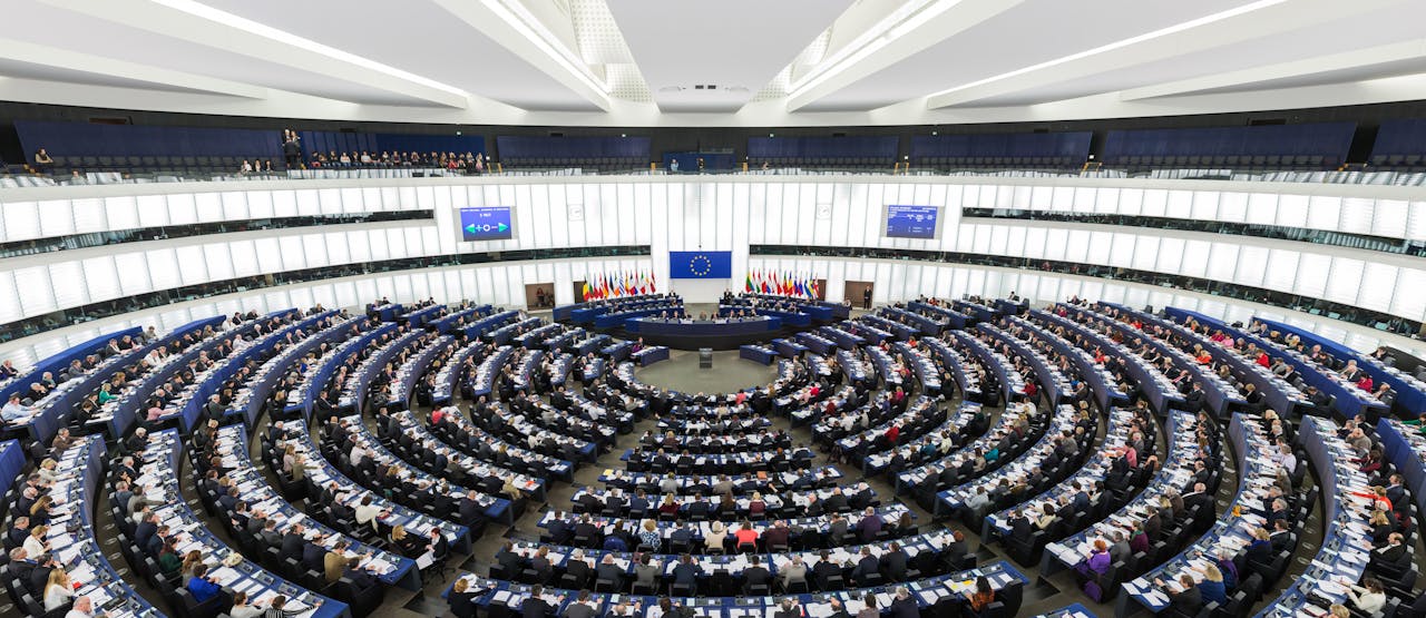 Het Europees Parlement in Straatsburg