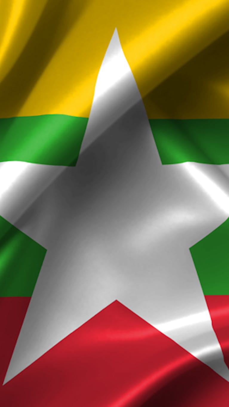 Vlag Myanmar