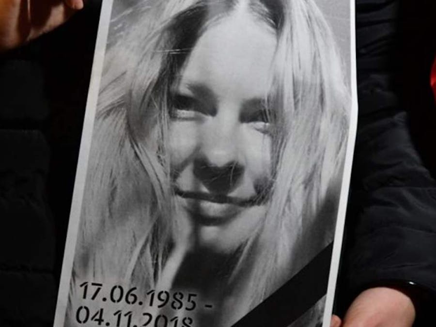 Protest na de dood van Kateryna Handzyuk