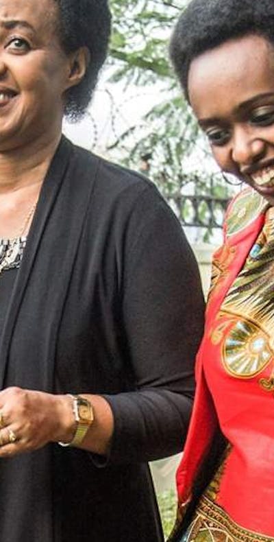 Diana Rwigara en haar moeder Adeline Rwigara, Rwanda