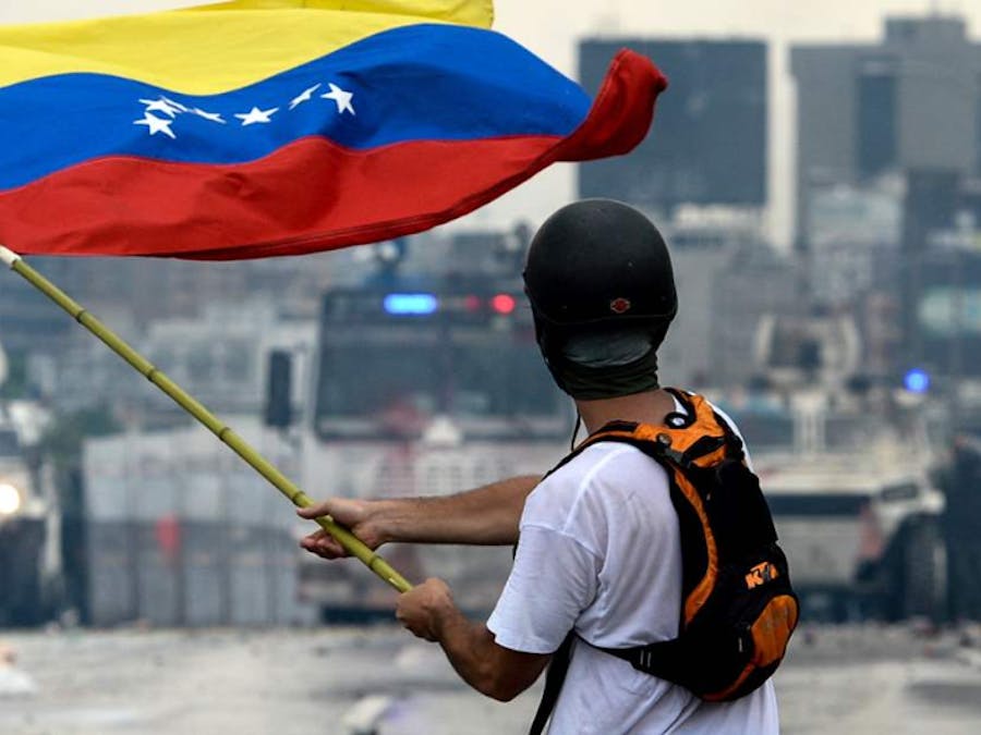 Demonstrant in Venezuela