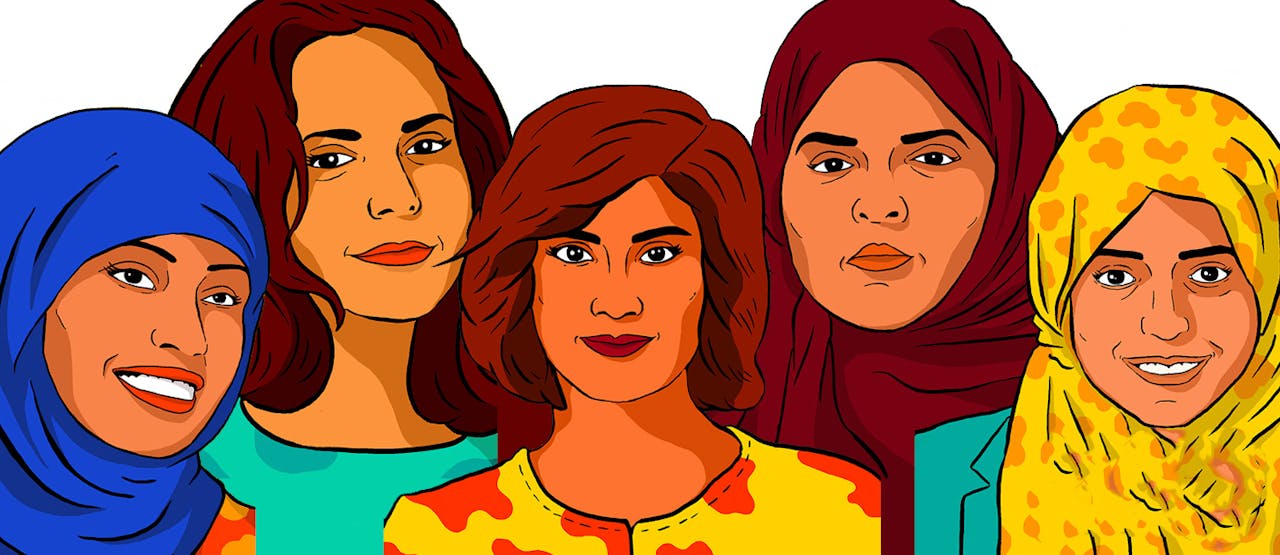 Loujain al-Hathloul, Iman al-Nafjan, Aziza al-Youssef, Samar Badawi en Nassima al-Sada voerden actie tegen het Saudische verbod op autorijden voor vrouwen en op het systeem waarbij vrouwen voor veel zaken afhankelijk zijn van hun mannelijke voogd.