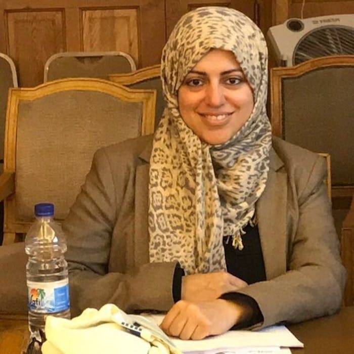 Vrouwenrechtenactivist Nassima al-Sada uit Saudi-Arabië zit gevangen vanwege haar mensenrechtenwerk