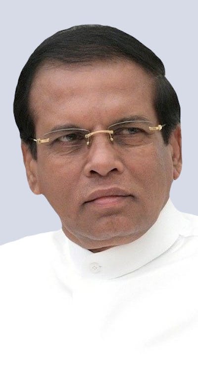 President Maithripala Sirisena van Sri Lanka