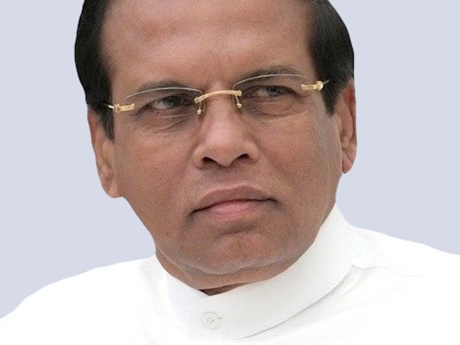 President Maithripala Sirisena van Sri Lanka