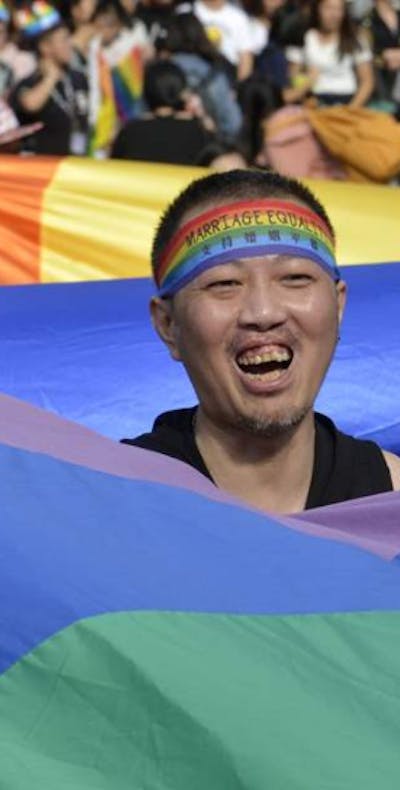 Blijdschap in Taiwan om het wetsvoorstel voor het homohuwelijk