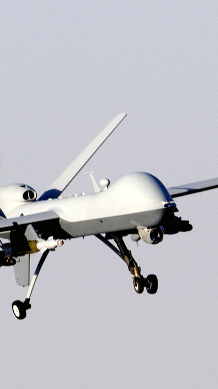Een drone van het type Reaper.