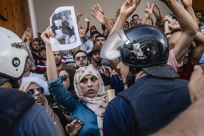 Demonstratie in Al Hoceima, juli 2017