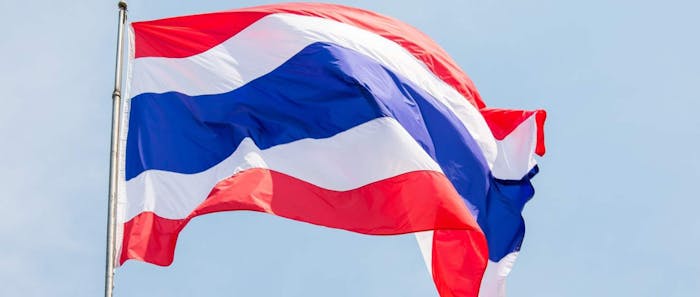 vlag van Thailand