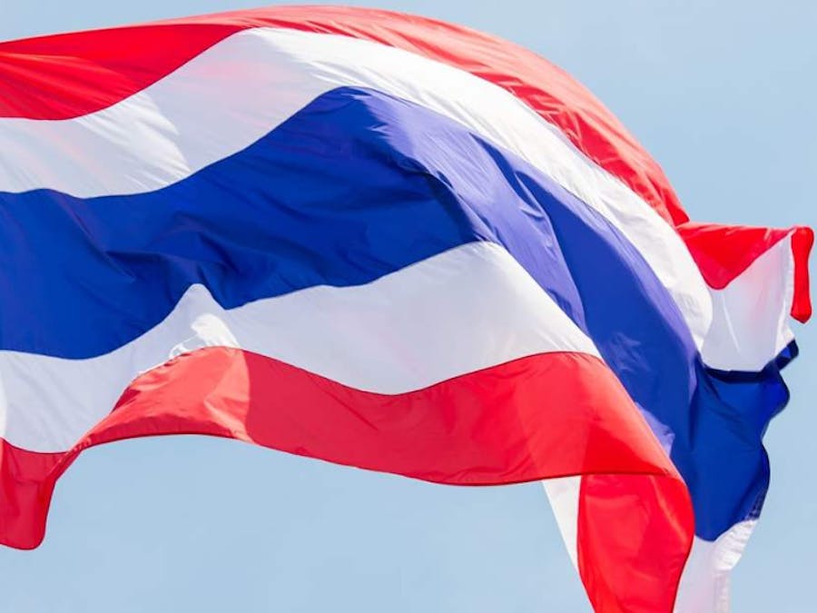 vlag van Thailand