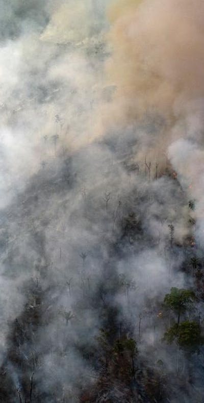 Bosbranden in Mato Grosso in het Braziliaanse Amazonegebied, 23 augustus 2019