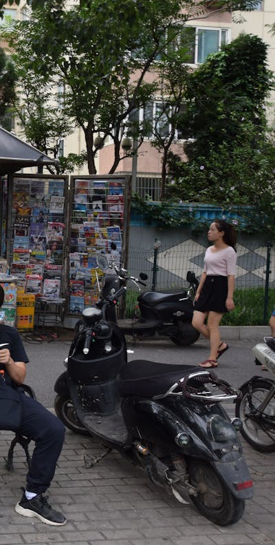 Krantenkiosk in Beijing