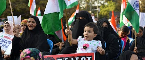 Protesten in Bangalore tegen premier Modi en zijn aangepaste burgerschapswet