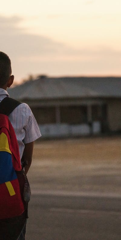 Venezolaanse jongen die bescherming zoekt in Peru