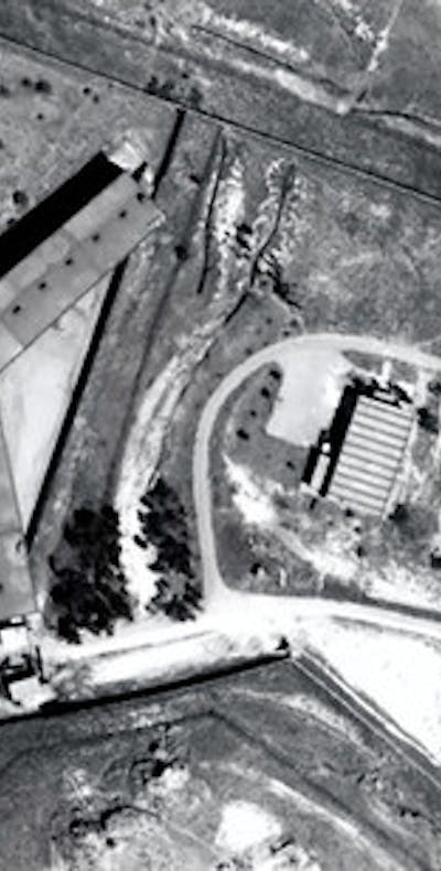 De Saydnaya-gevangenis, even ten noorden van de Syrische hoofdstad Damascus