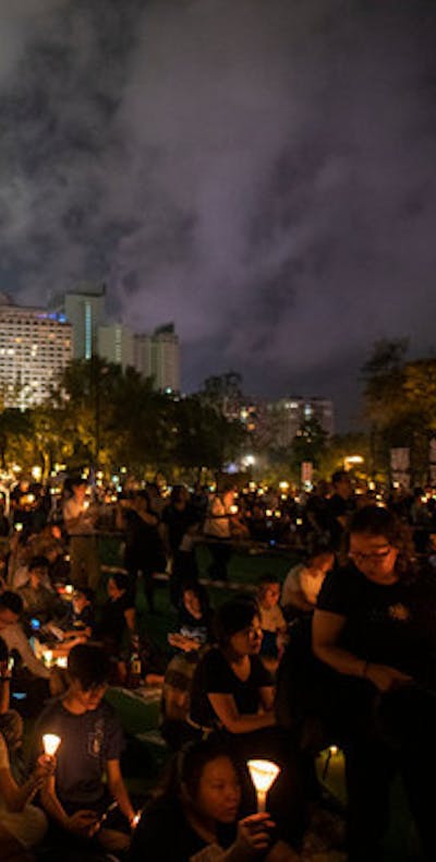 Herdenking van de gebeurtenissen op het Tiananmen-plein in 2019, Hongkong