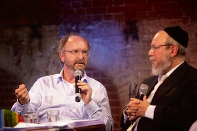 Paul Cliteur (links): ‘Religie is dat wat ons verdeelt in de hedendaagse samenleving’