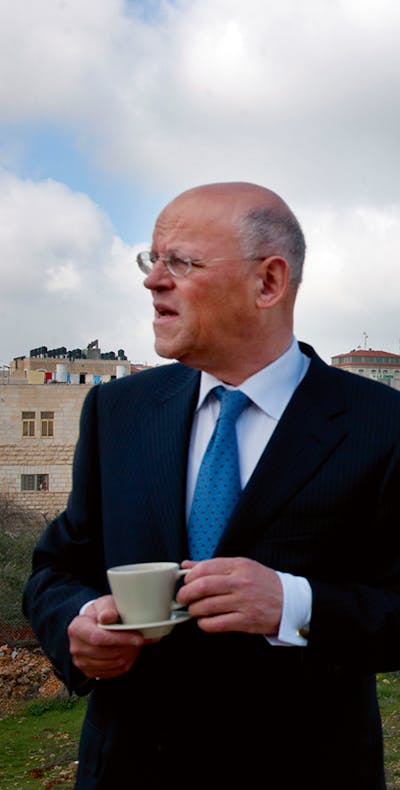 Rosenthal bezoekt de Palestijnse stad Ramallah