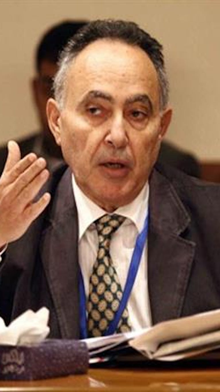 Mensenrechtenverdediger Bahey el-Din Hassan uit Egypte