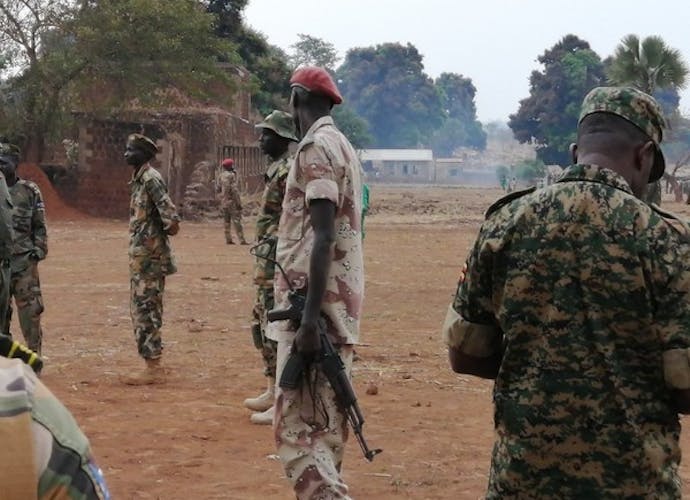 Amnesty's onderzoeksteam ontdekte dat Zuid-Sudan het wapenembargo heeft geschonden.